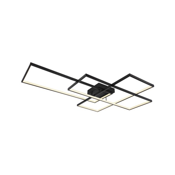 Globo 67227-100B LED Deckenleuchte Gabriel 1x100W | 2100lm | 3000-4500-6000K - schwarz