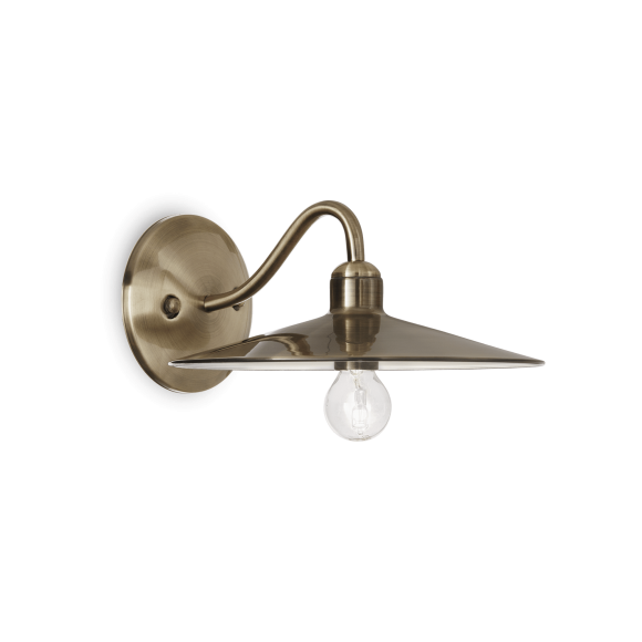 Ideal Lux 112626 Wandleuchte Cantina Brunito 1x40W | E14 - bronze
