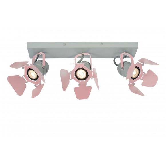 Lucide 17997/03/36 Spotleuchte Picto 3x5w | GU10 - Rosa, einstellbar, dimmbar