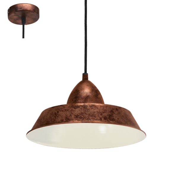 Eglo VINTAGE 49243 Pendelleuchte AUCKLAND Kupfer 1X60W
