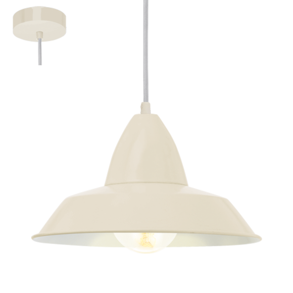 Eglo VINTAGE 49245 Pendelleuchte AUCKLAND Sand 1xE27