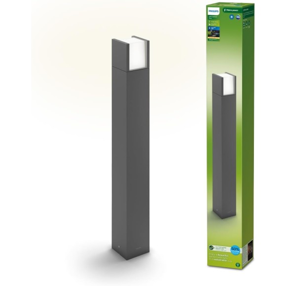 Philips 8720169278080 LED Wegeleuchte Arbour | 3,8W integrierte LED-Quelle | 800lm | 2700K