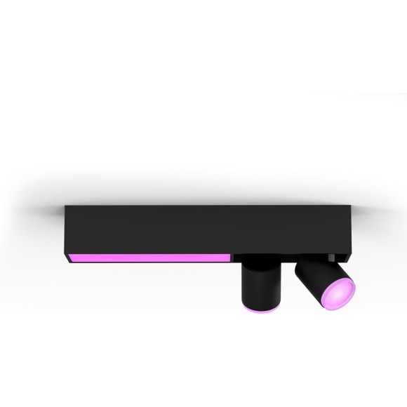 Philips 8720169318311 Deckenleuchte Centris | 2x4,2+11W GU10/LED | 2000-6500, RGBK