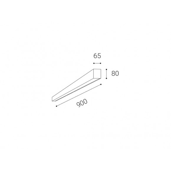 LED2 1310151 LED Deckenleuchte Lino 90 P 1x12-20W | 1320-2200lm | 3000K/3500K/4000K | CCT - dimmbar weiß