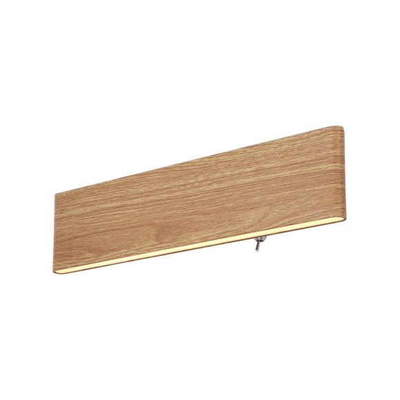 Globo 41751W-12 LED-Wandleuchte Siegfried 1x12W | 450lm | 3000K - Schalter am Körper, braun