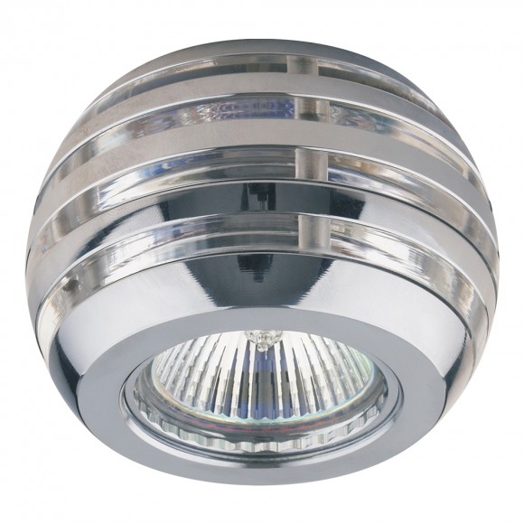 Emithor 71007 ELEGANT GLASS FIX 1xGU10 / 50W, Chrom / Acryl