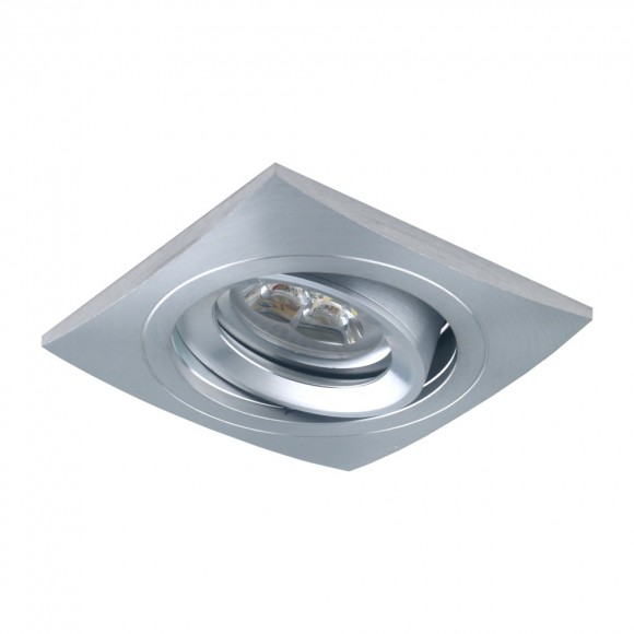Emithor 71044 ELEGANT METAL Einbauleuchte GU10 / 50W, Aluminium
