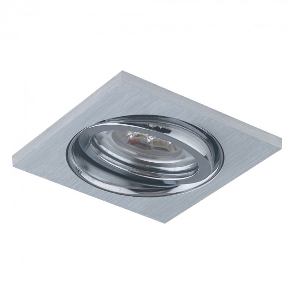 Emithor 71051 ELEGANT METAL MOVABLE Einbauleuchte GU10 / 50W Aluminium gebürstet, flexible