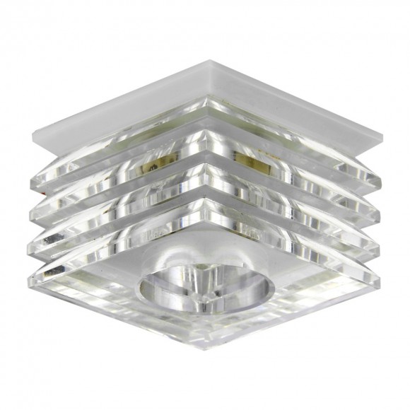Emithor 71066 ELEGANT GLASS Einbauleuchte GU10 / 50W bau, weiß