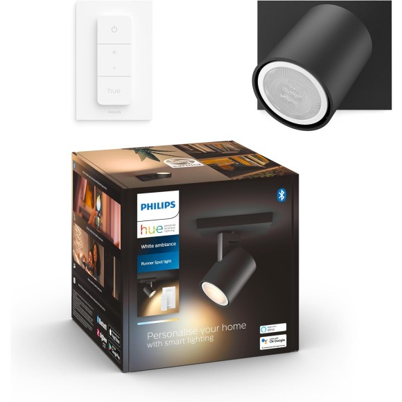 Philips Hue  8720169320710 LED Spot-Wandleuchte Runner  | 4,2W GU10 | 400lm | 2200-6500K