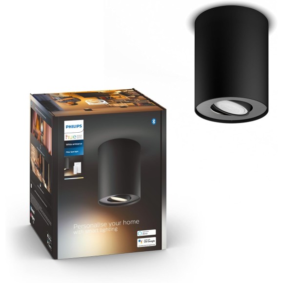 Philips Hue  8720169320239 LED Spot-Deckenleuchte Pillar  | 4,2W GU10 | 400lm | 2200-6500K