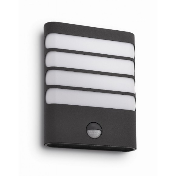 Philips 17274/93/16 LED Außenwandleuchte mit Bewegungssensor Raccoon 1x3W | 2700K