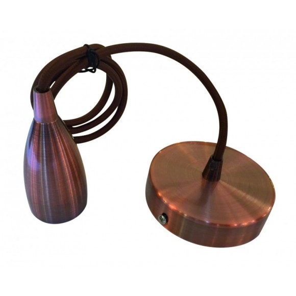 LEDKO 00415 Pendelleuchte 1x40W | E27 - bronze
