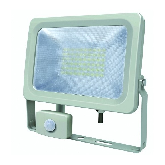 LED Außen Spotleuchte LEDKO Pir 30W -> entspricht 200W Halogenröhre - grau