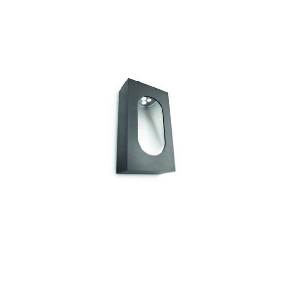 Philips 16816/93/16 Außenwandleuchte Hedgerow 1x7,5W | 2700K | IP44