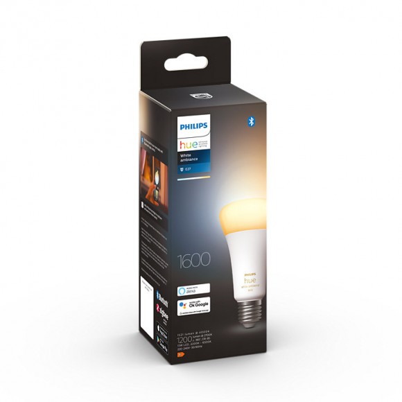 Philips Hue 8719514288195 LED Filament 1x13w | E27 | 1600lm | 2200-6500k - dimmbar, Bluetooth, White Ambiance