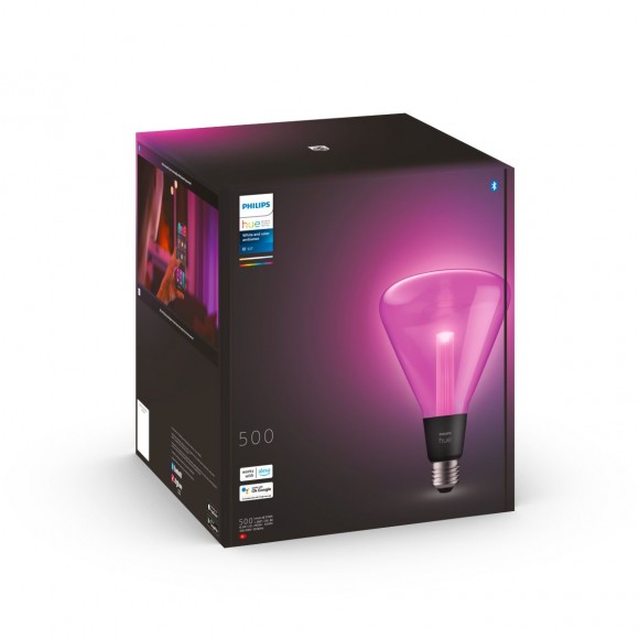 Philips Hue 8719514419339 LED-Leuchtmittel Light Guide Triangle 1x6,5W | E27 | 500lm - White and Color Ambiance