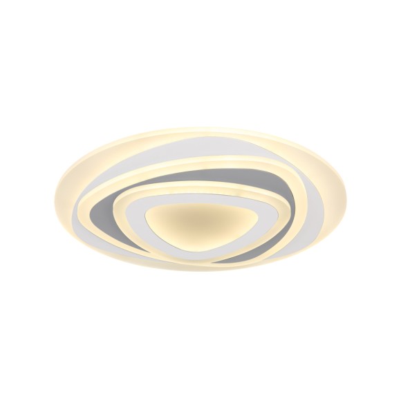 Globo 48012-46 LED-Deckenleuchte Sabatino 1x46W | 3200lm | 3000-6000K - Fernbedienung, dimmbar, Nachtmodus, Memory-Funktion, blass, grau, weiß