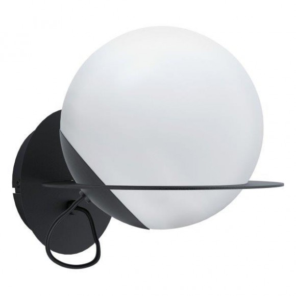 Eglo 98365 Sabalete Wandleuchte 1x40W | E27 - weiß, schwarz
