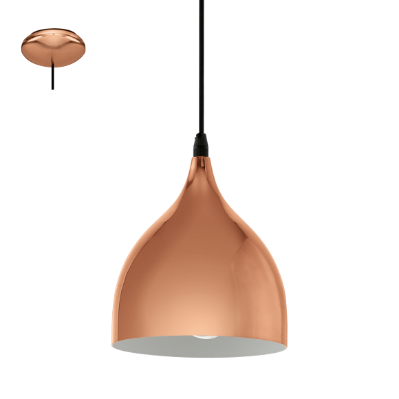 Eglo VINTAGE 94743 Pendelleuchte Coretta 2 Kupfer E27 1x60W