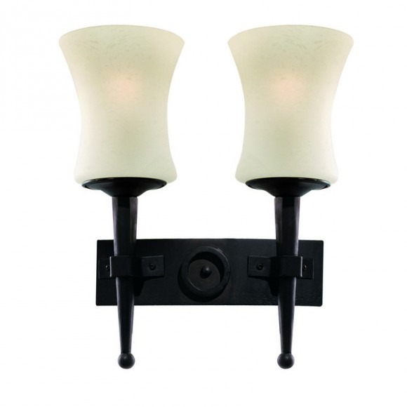 Searchlight 0812-2BK Cartwheel Wandleuchte 2xE27