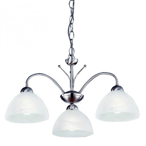 Searchlight 1133-3SS Milanese Hängelampe 3xE14