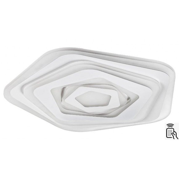 Rabalux 3098 LED-Deckenleuchte Taneli 1x54w | 4101lm | 3000-6500K - CCT, dimmbar, Fernbedienung, weiß