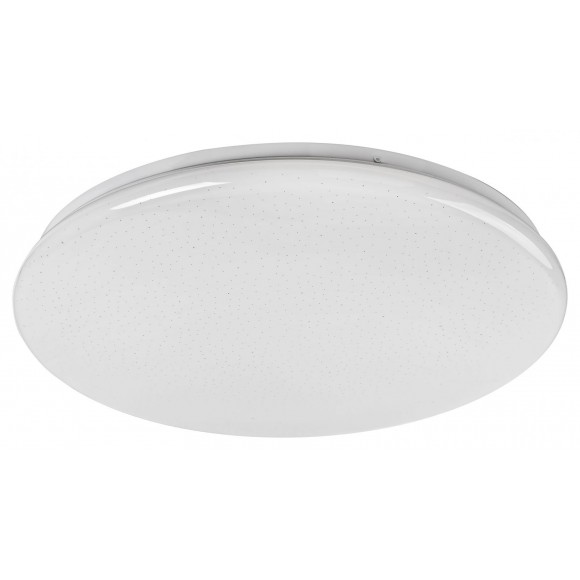 Rabalux 5446 LED Deckenleuchte Danny 1x60W | 4800lm | 3000-6500K | IP20 - CCT, dimmbar, mit Fernbedienung, Timer, Glitzereffekt, weiß