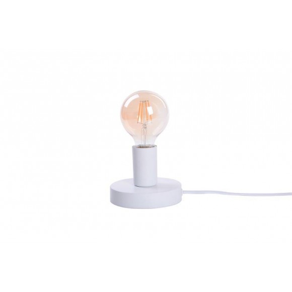 Rabalux 6570 Tischleuchte Bowie 1x60w | E27 - Kabelschalter, weiß