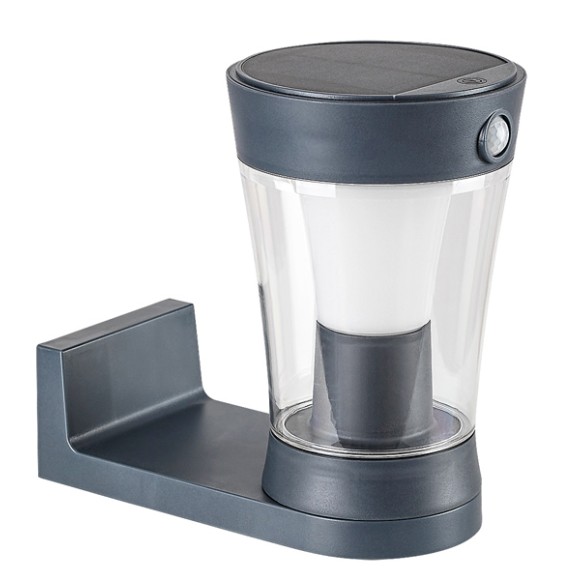 Rabalux 98077037 LED solar Außenwandleuchte Angers  | 3W integrierte LED-Quelle | 300lm | 4000K