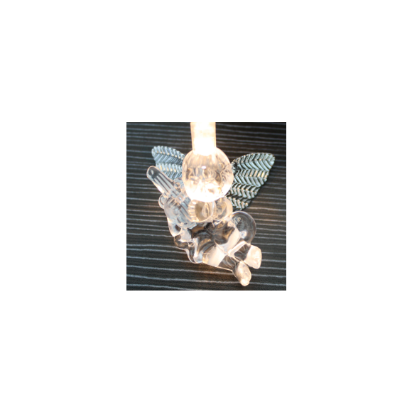 LED-Lichterkette mit Engel 33497
