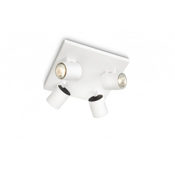 Philips Massive 53094/31/12 Decken- und Spotleuchte Runner 4x35W| GU10