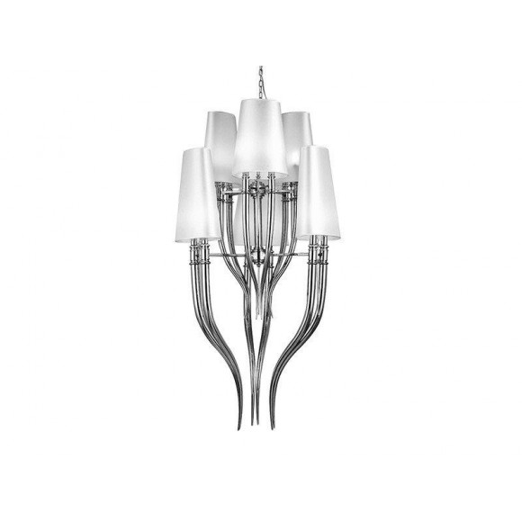 Azzardo AZ0173 Pendelleuchte Diablo 3 + 3 12x11W | E14 | IP20 - chrom, weiß