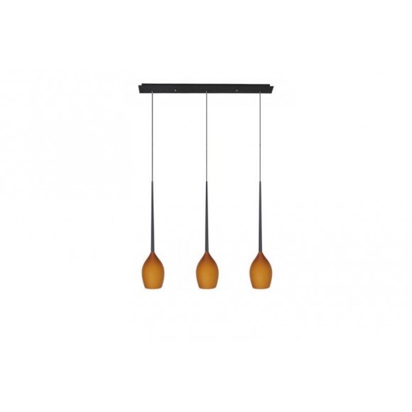 Azzardo AZ2322 Kronleuchter Izza 3 3x50W | E14 | IP20 - Bernstein