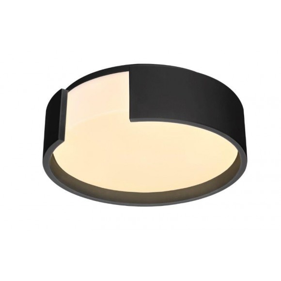 Azzardo AZ2632 LED Deckenleuchte Pavia 43 1x25W | 1500L | 3000K | IP20 - schwarz