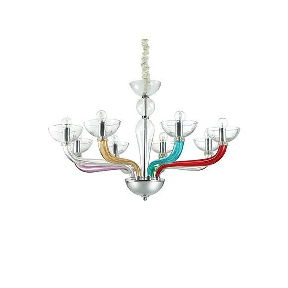 Ideal Lux 104799 Pendelleuchte Casanova 12x40W | E14