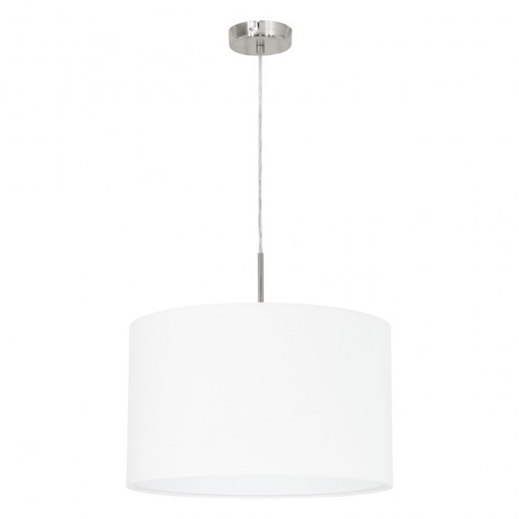 Eglo 31571 Paster Textilien Hängelampe 1X60W weiß