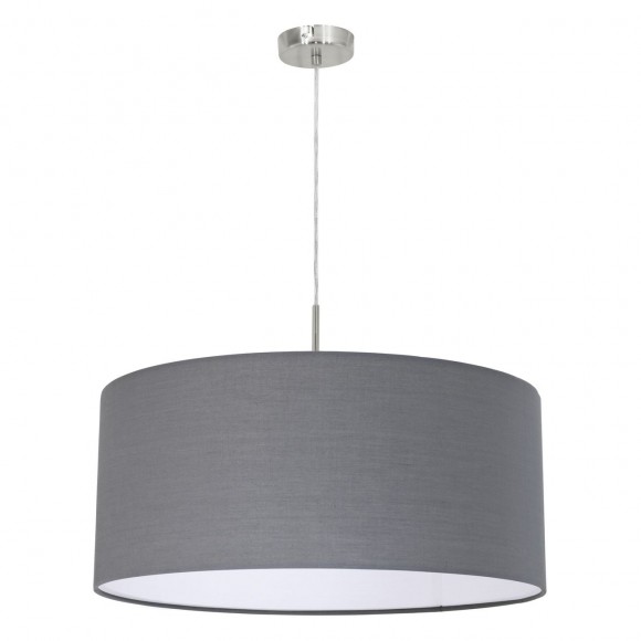 Eglo 31577 Paster Textilien Hängelampe 1X60W grau