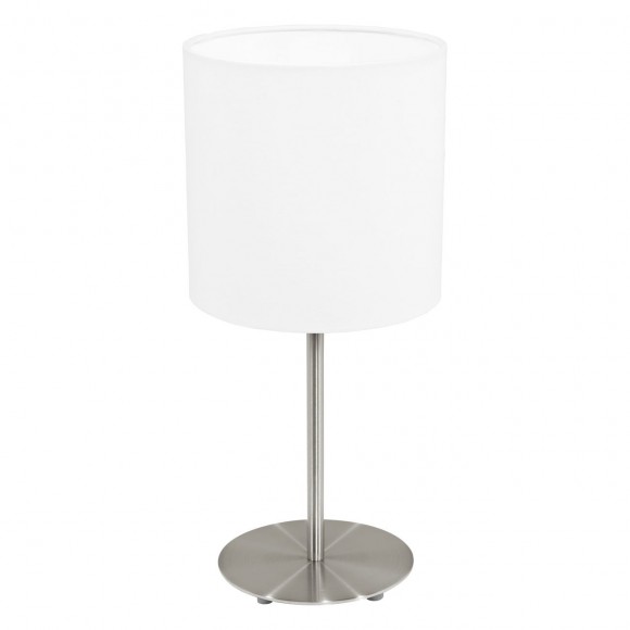 Eglo 31594 Paster Textilien Lampe 1X60W weiß matt