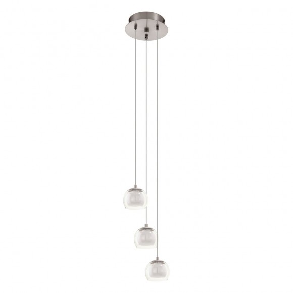Eglo 94318 ASCOLESE Hängeleuchte LED 3X3,3W = 1020lm 4000K
