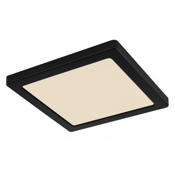 Globo 12380-18B LED Deckenleuchte Lasse 1x18W | 1400lm | 3000-4000-6500K - schwarz, opal