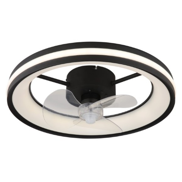 Globo 03651 LED Ventilator mit Licht GATIAN | 30W integrierte LED-Quelle | 2215lm | 2700-6500K