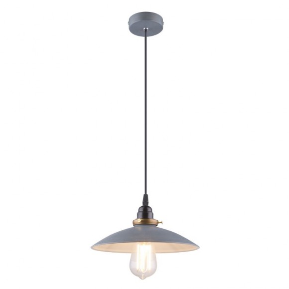 Globo 15026 Pendelleuchte Jofrey 1x60W | E27 - Messing, grau
