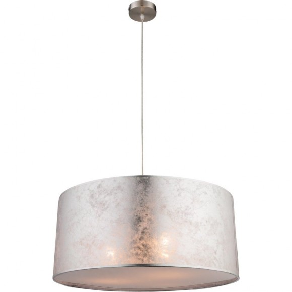 Globo 15188H1 Pendelleuchte Amy I 1x60W| E27 - Nickel, matt, silber