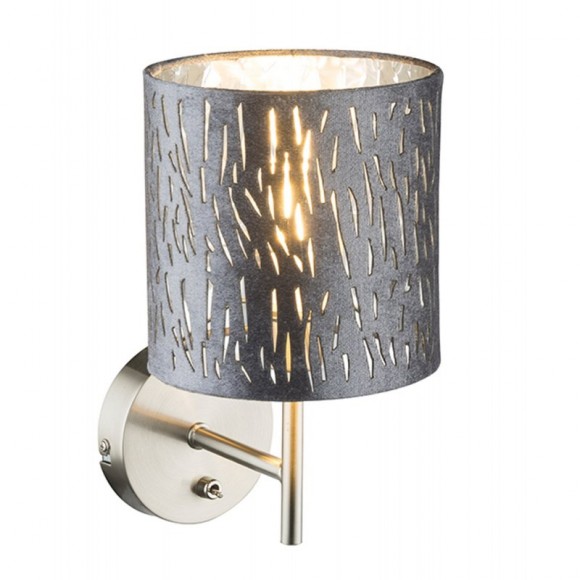 Globo 15265W Wandleuchte Tarok 1x40W | E14 - silber