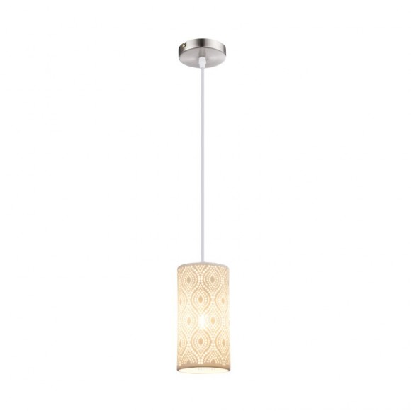 Globo 15917 Pendelleuchte Cendres 1x40W | E27 - weiß