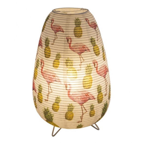 Globo 16921T Tischleuchte Flamant 1x25W | E14 - Flamingo