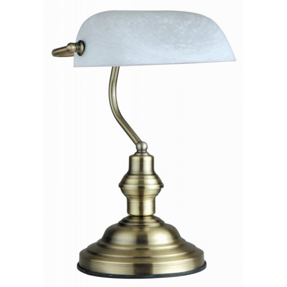 Globo 2492 Tischlampe Antike 1x60W | E27 - alabaster, weiß