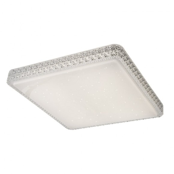 Globo 41339-48 LED Deckenleuchte Kelly 1x48W | 3300lm | 3000K-4200K-6400K - dimmbar, Farbfixierung, Fernbedienung, Glitzereffekt, weiß