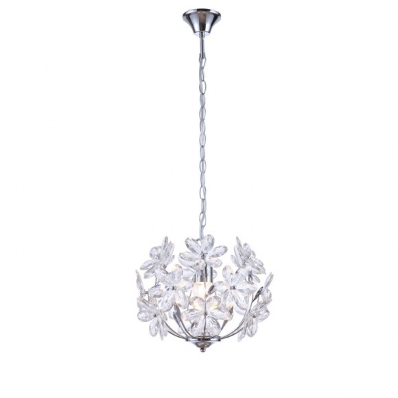Globo 5133 Pendelleuchte Juliana 1x60W | E27 - Kristall, transparent